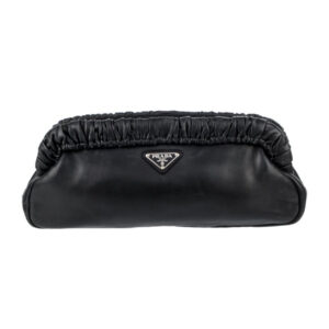 PRADA/Nappa Gaufre Frame Clutch
