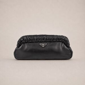 PRADA/Nappa Gaufre Frame Clutch