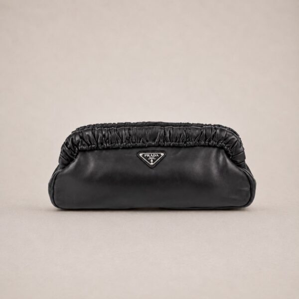 PRADA/Nappa Gaufre Frame Clutch