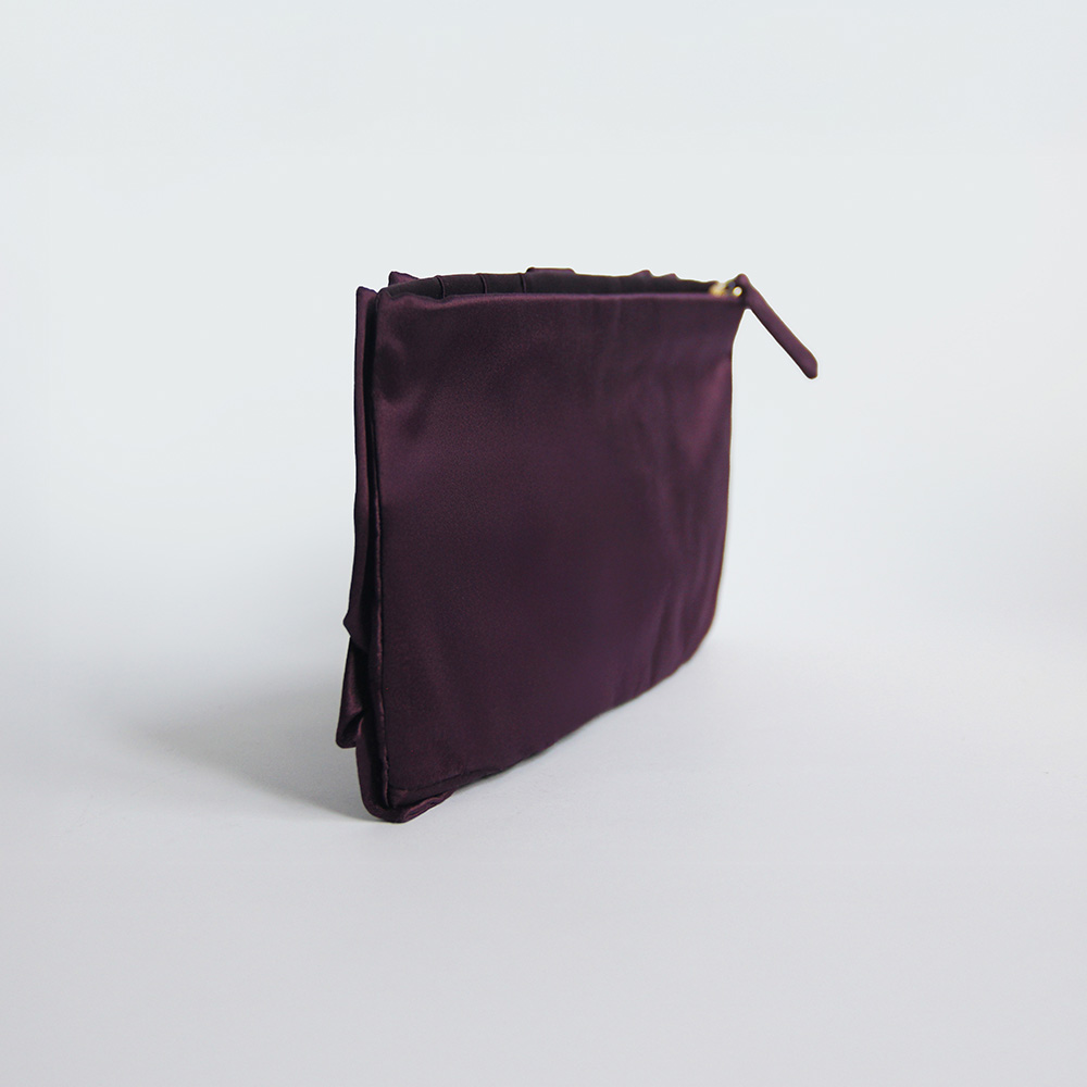 VALENTINO/Satin Ruffle Bow Clutch: imagen 3