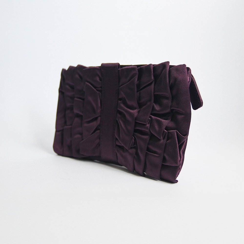 VALENTINO/Satin Ruffle Bow Clutch: imagen 2