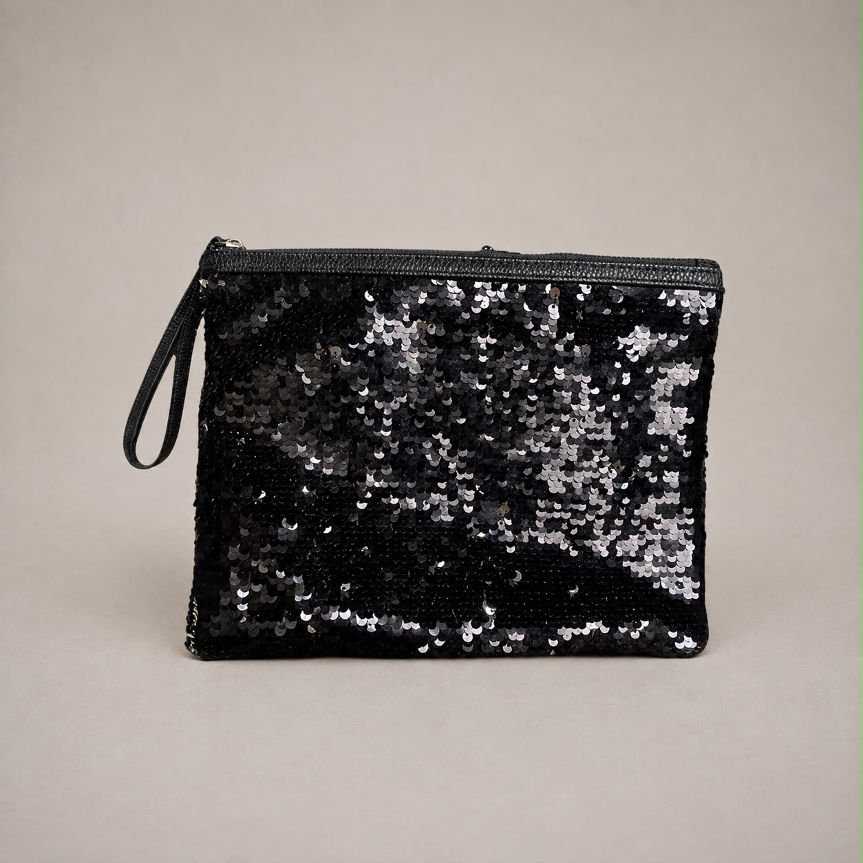 LENTEJUELAS/black- silver: imagen 1