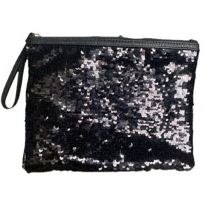 LENTEJUELAS/black- silver