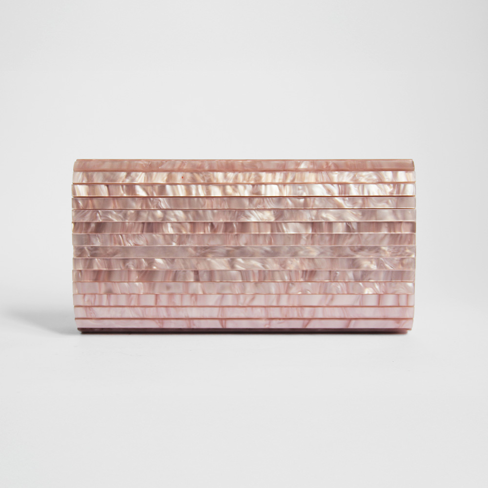 PEARLESCENT/box clutch: imagen 4