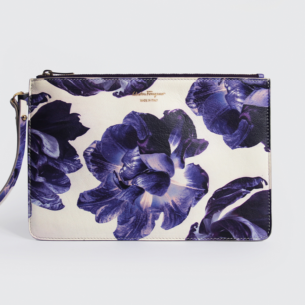 SALVATORE FERRAGAMO/Leather Clutch: imagen 1