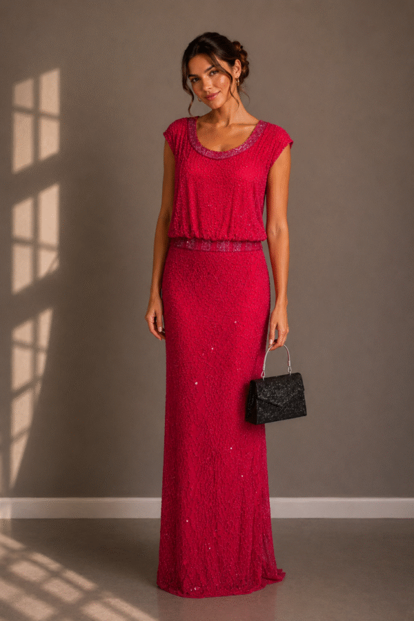 Vestido Largo Fucsia "Aura"