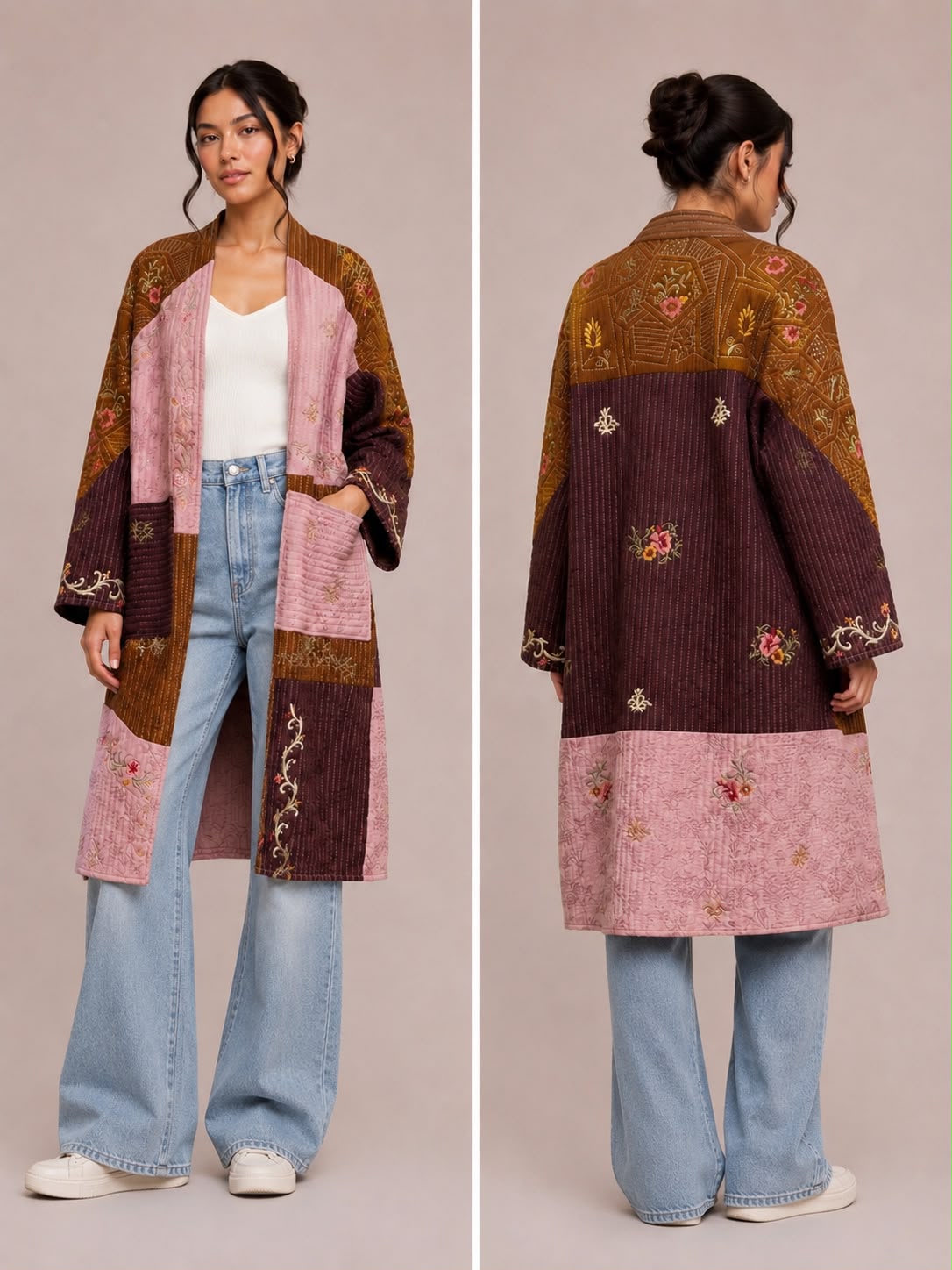Kimono Bordado Bohemia: imagen 1